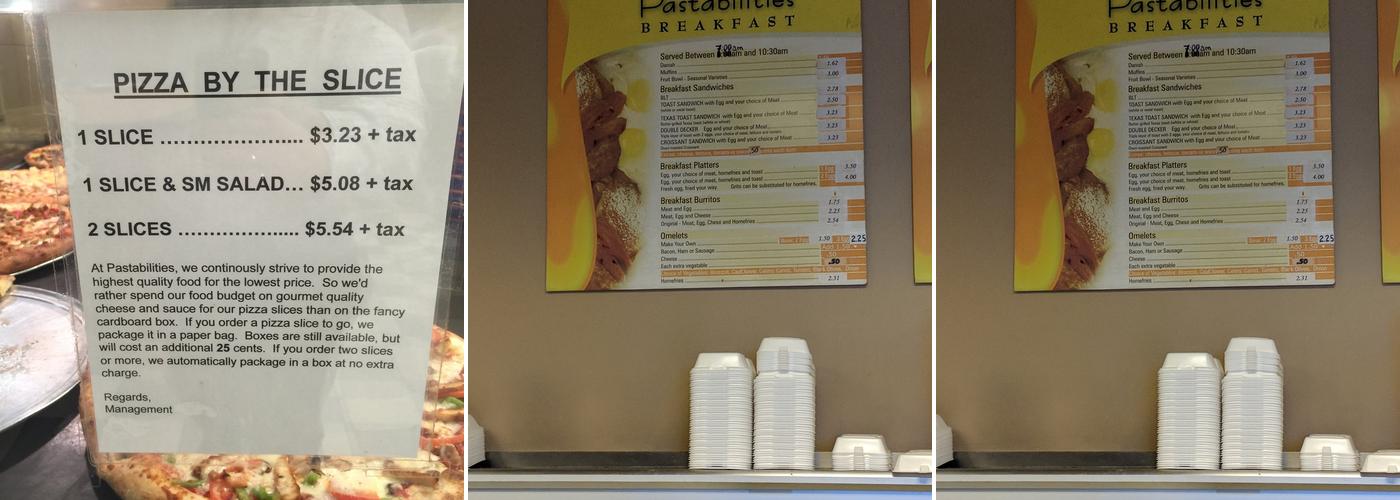 Pastabilities Menu