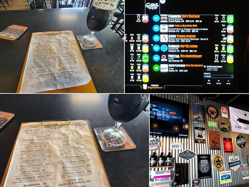 The Growler Exchange Menu