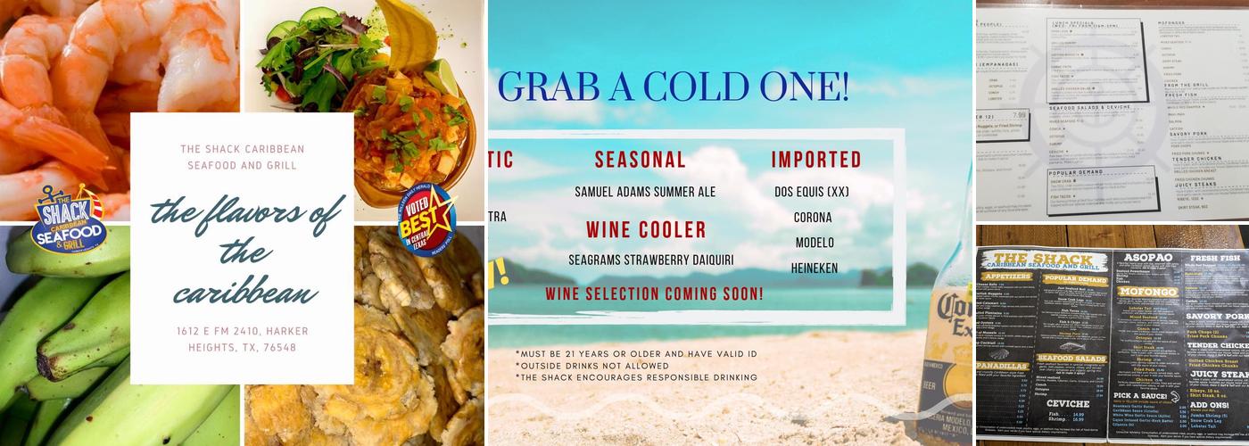 The Shack Caribbean Seafood and Grill Menu