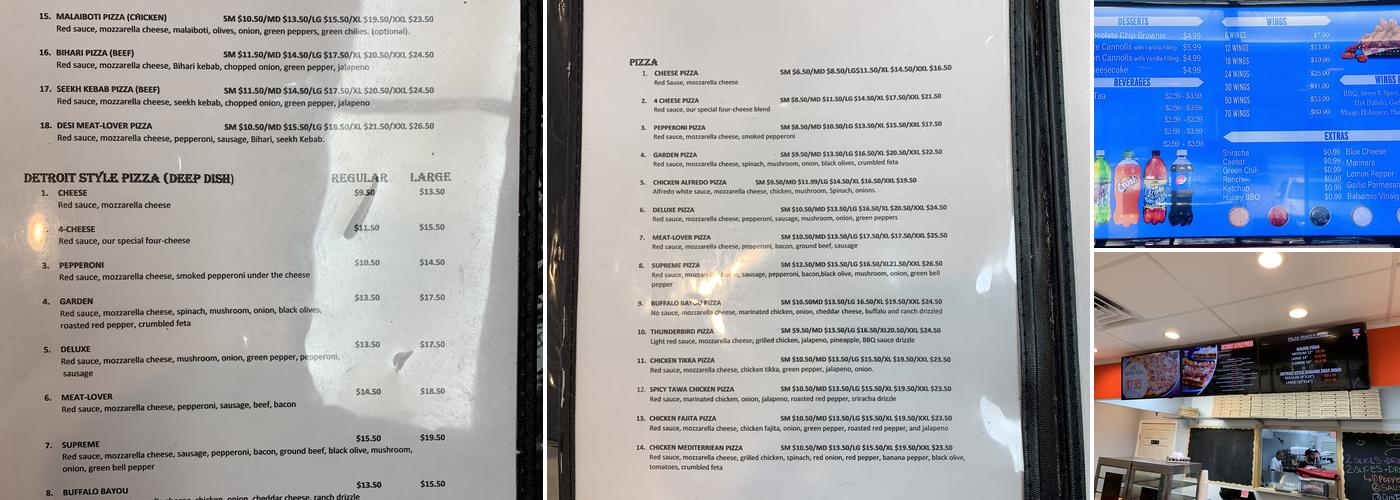 Space City Pizza Menu