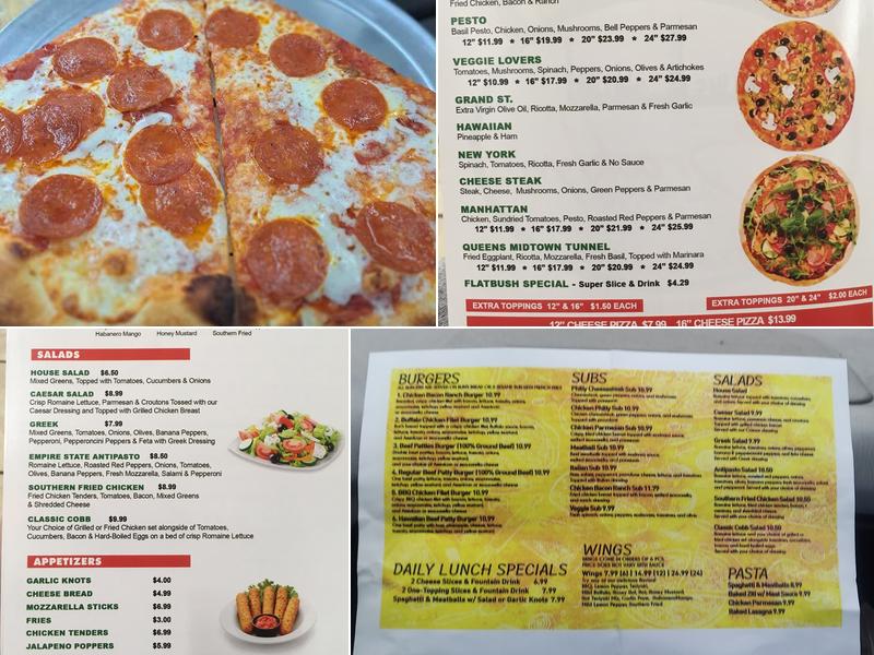 Brooklyn's Pizza Bites Menu