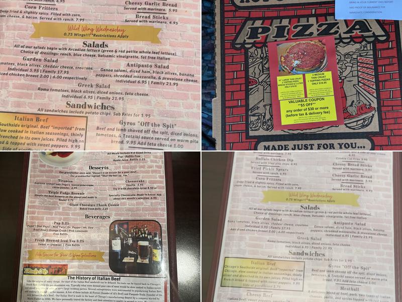 Windy city pizza chesapeake Menu