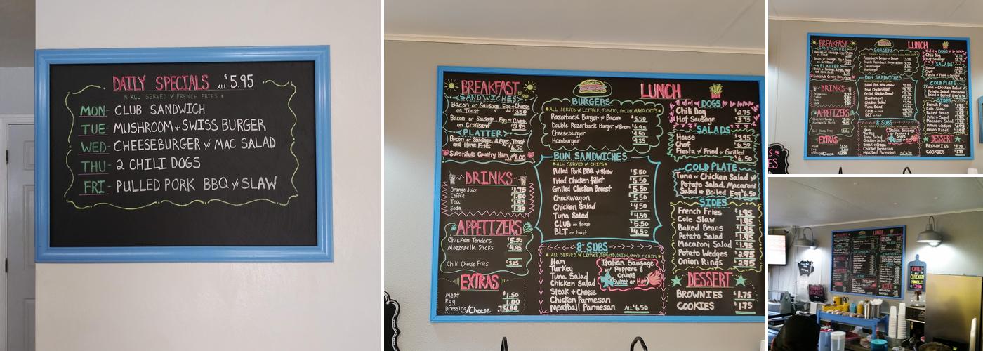 Razorback Menu