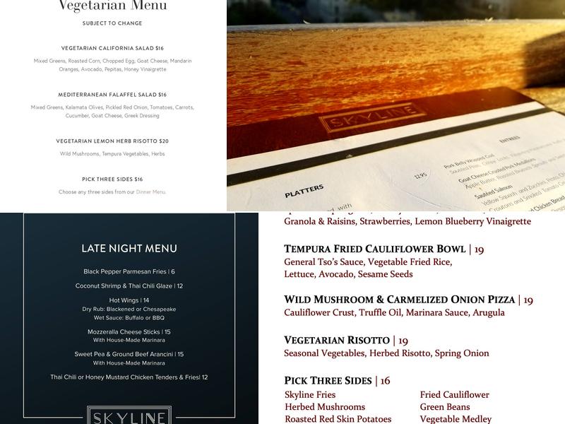 Skyline Menu