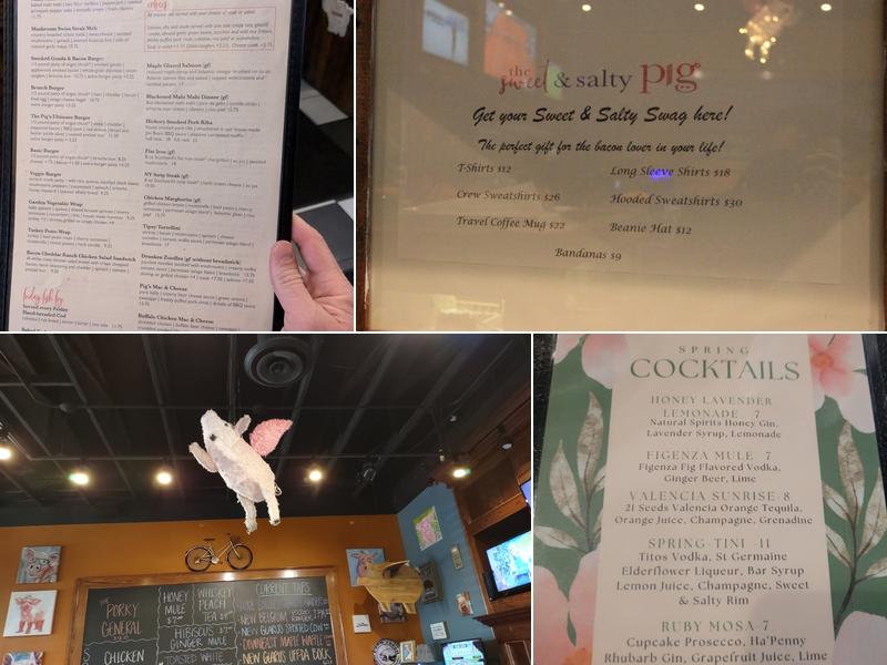 The Sweet & Salty Pig Menu