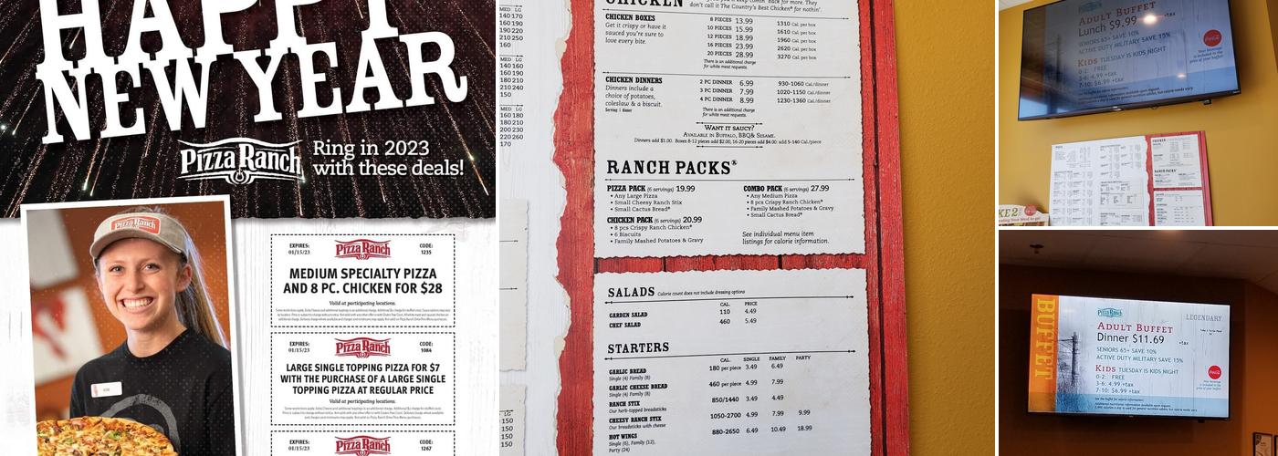 Pizza Ranch Menu