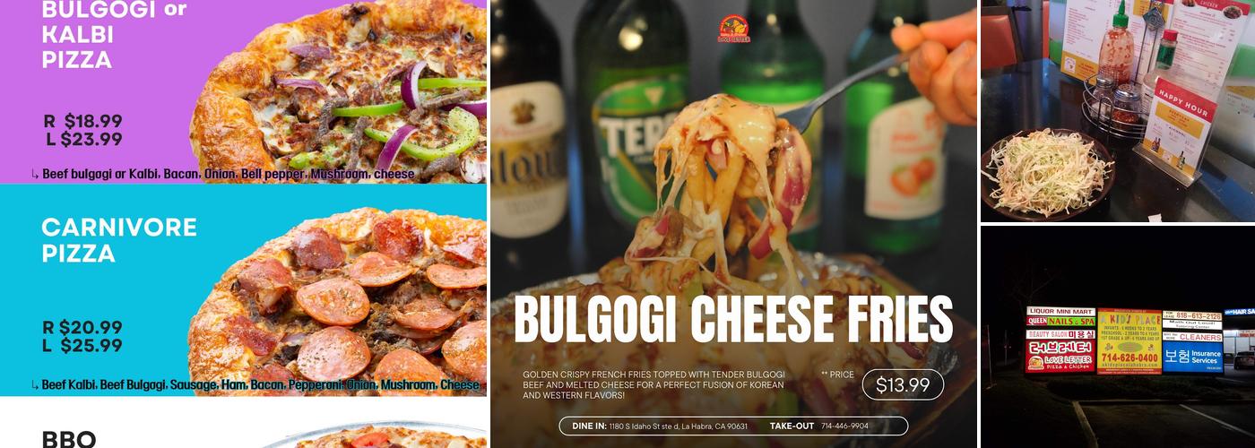 Love Letter Pizza & Chicken Menu