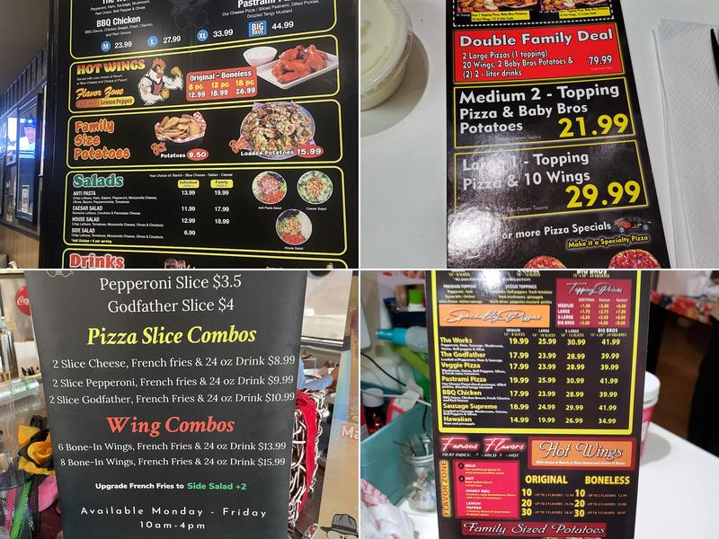 Baby Bros Pizza & Wings Menu