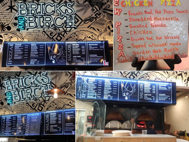 Bricks and Birch Menu