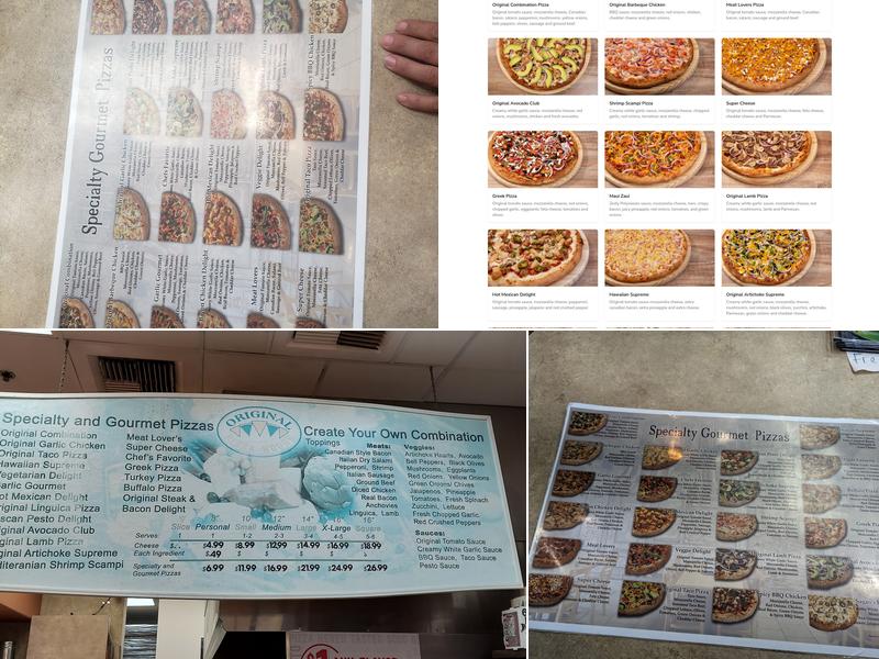 Original Pizza House Menu