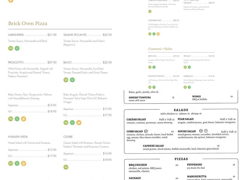 The Local Table Menu
