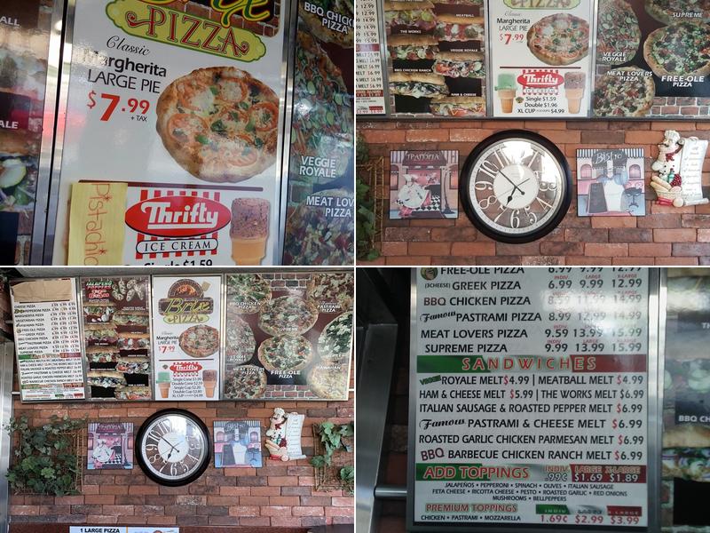 brix pizza Menu
