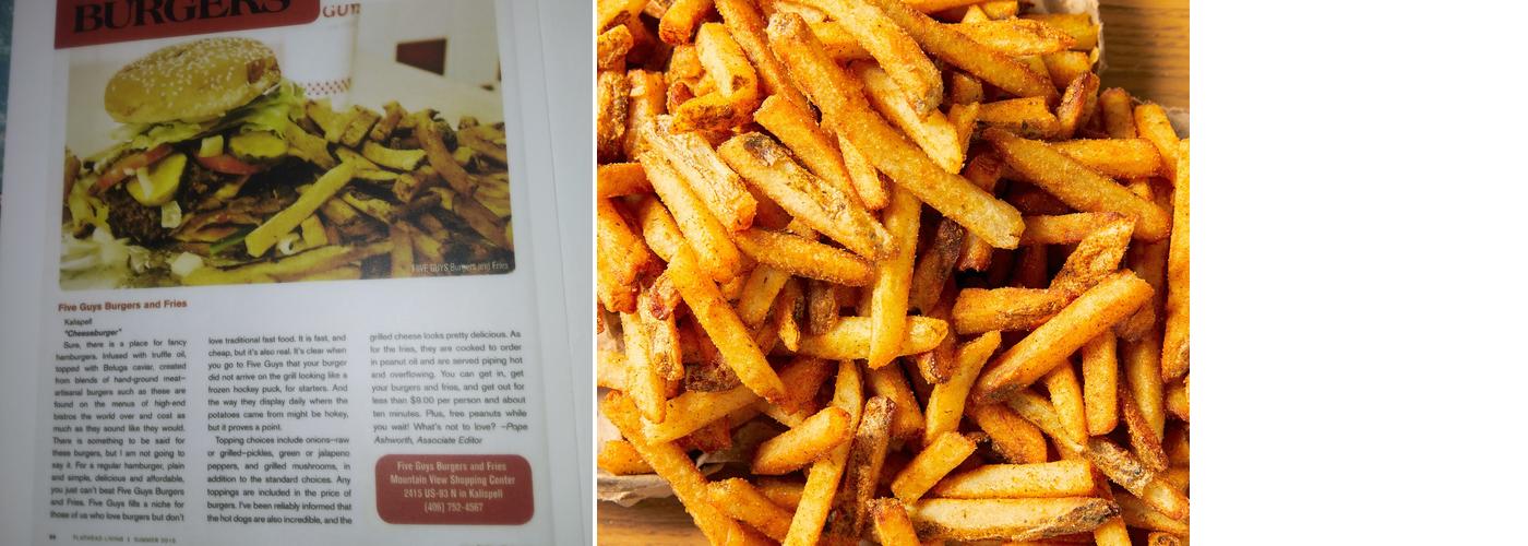 Five Guys Menu