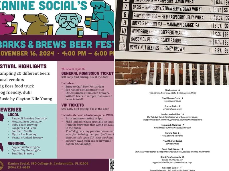 Ruby Beach Brewing Menu