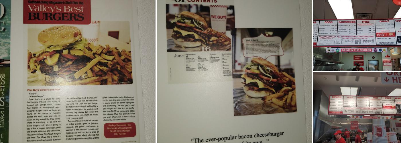 Five Guys Menu
