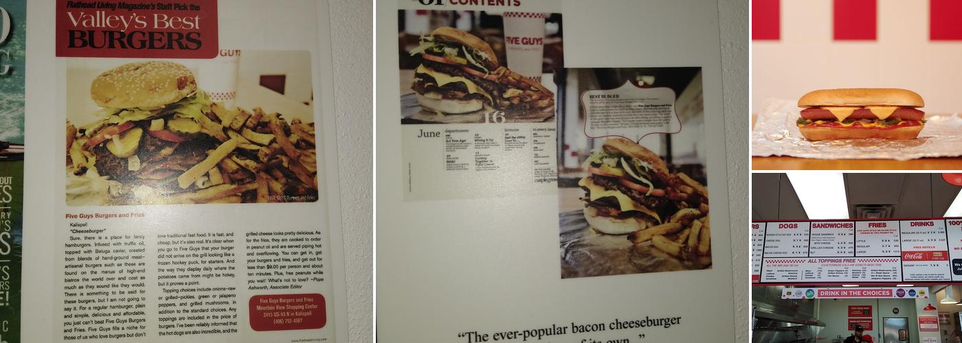 Five Guys Menu