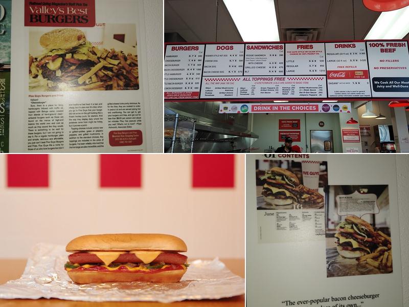 Five Guys Menu