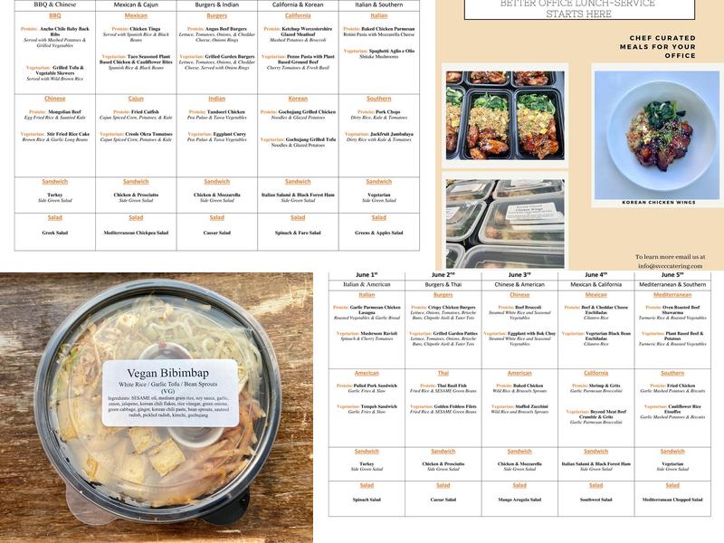 Silicon Valley Corporate Catering Menu
