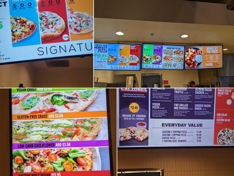 Pieology Pizzeria Menu