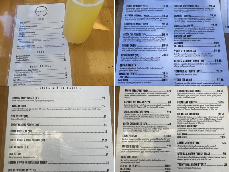 Brunch Menu
