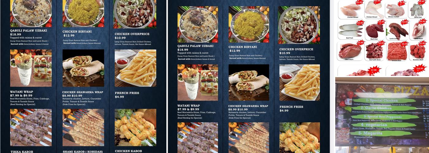 Mayars Halal Meat & Grill Menu