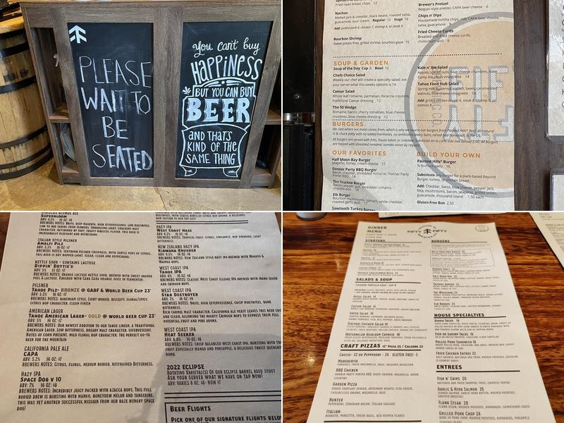 Fiftyfifty Brewing Co Menu
