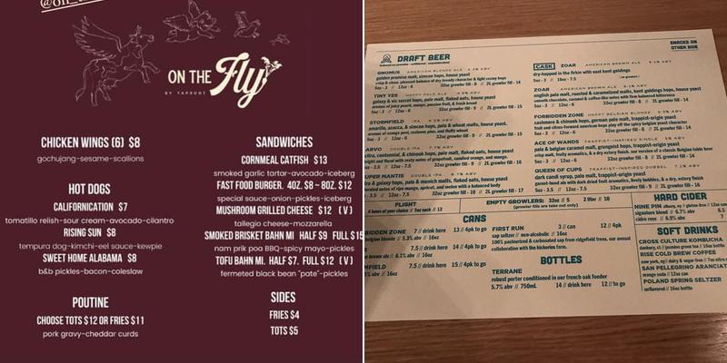 Nod Hill Brewery Menu