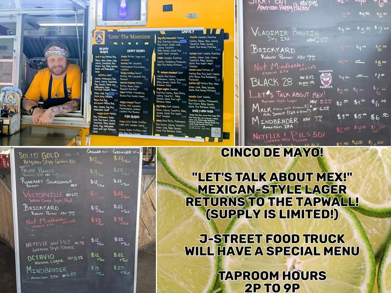 Cannonball Creek Brewing Company Menu