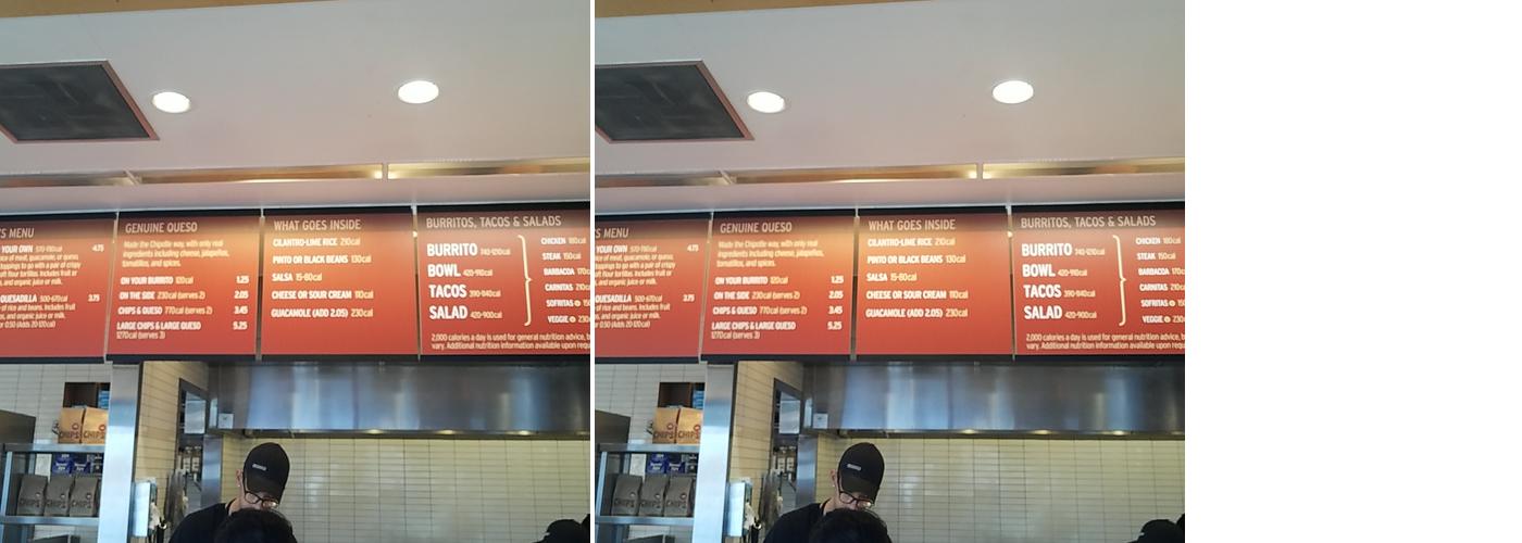 Chipotle Mexican Grill Menu