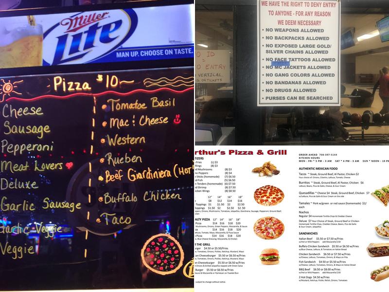 Eden Lanes Bowling Alley Menu