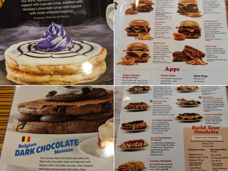 IHOP Menu