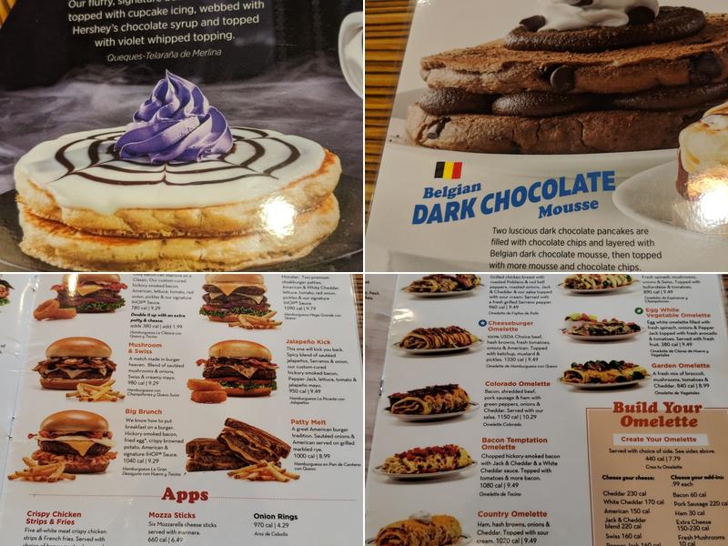 IHOP Menu