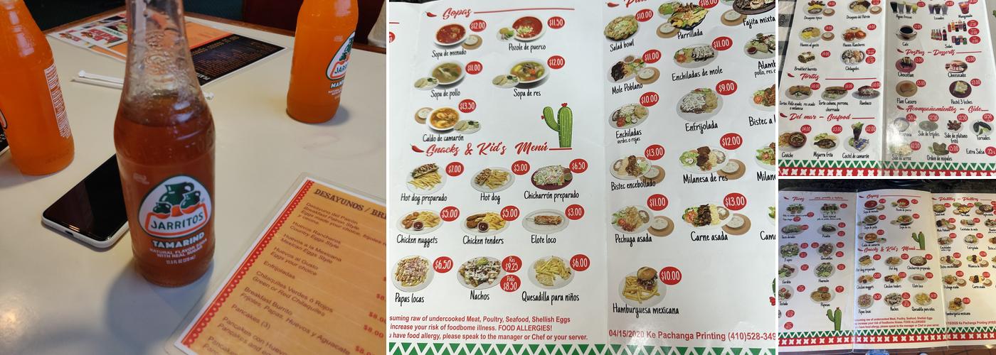 Taqueria El Patron Menu