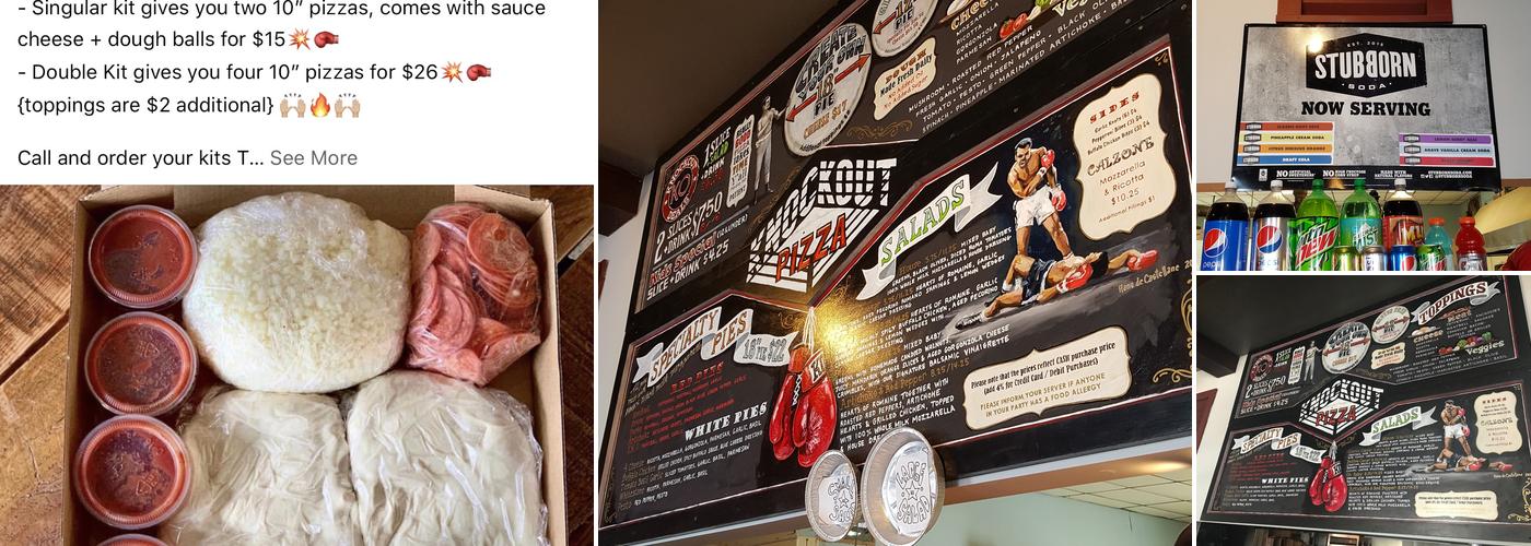 Knockout Pizza Cape Cod Menu