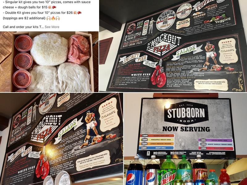 Knockout Pizza Cape Cod Menu