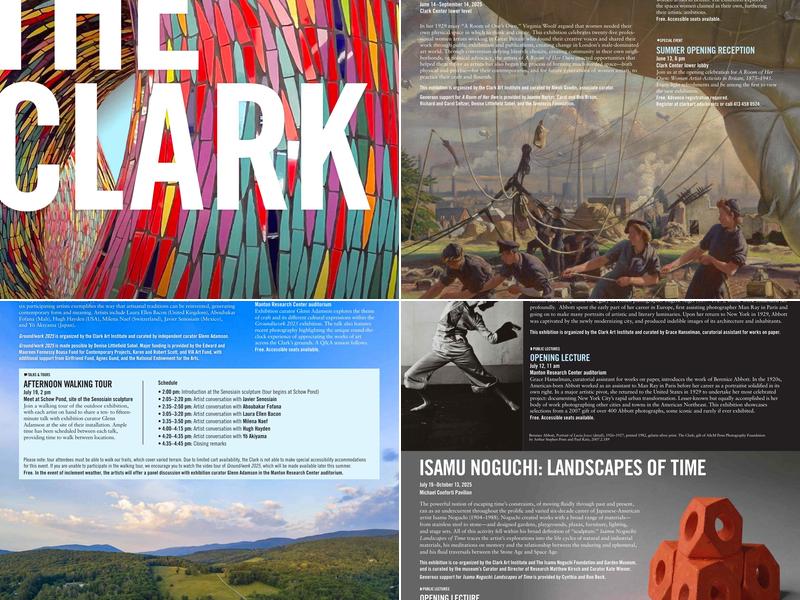 Clark Art Institute Menu