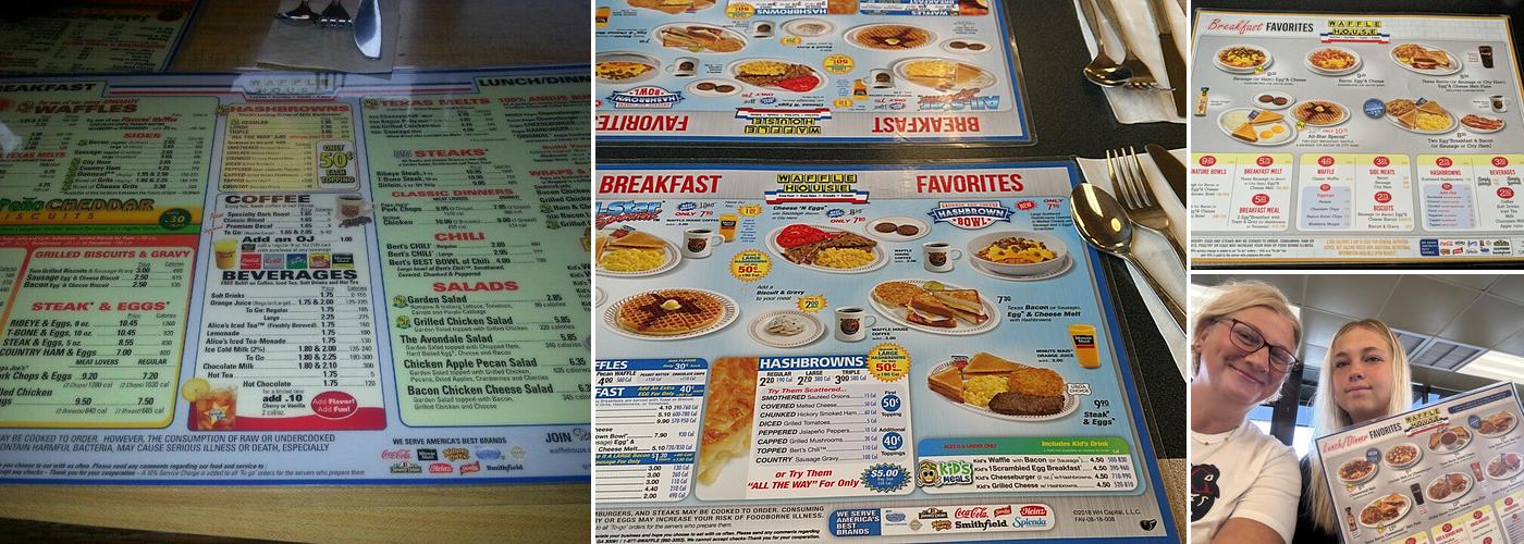 Waffle House Menu