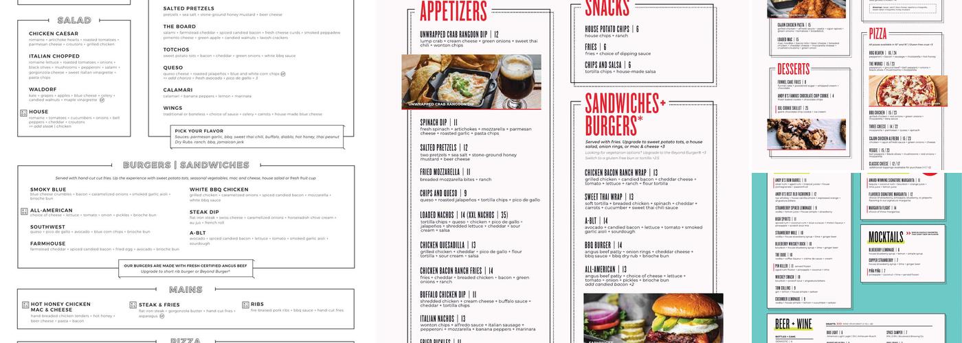 Andy B’s - Branson, MO Menu