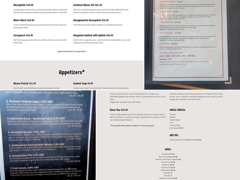 Berlins Doener Menu
