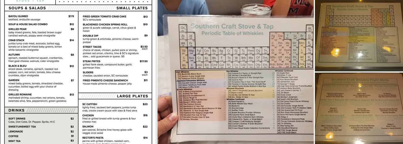 Oxford GolfHouse Menu