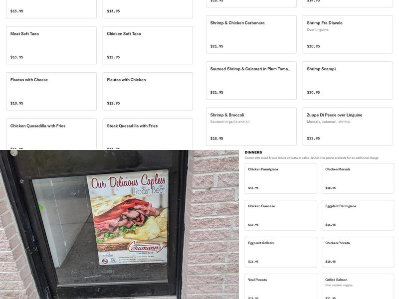 Gaby's Pizza & Grill Menu