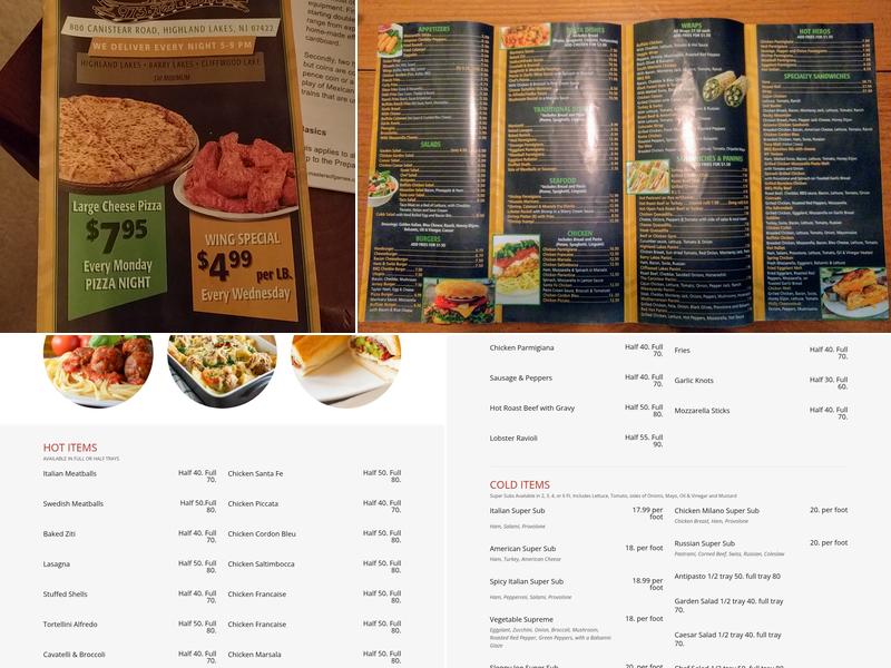 The Market Place Deli Menu