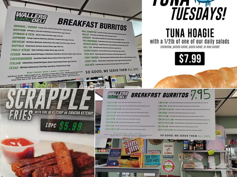 Waller's Deli Menu