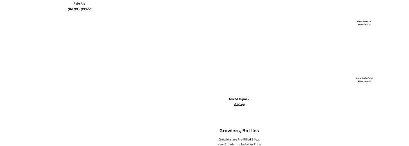 Spellbound Brewing Menu