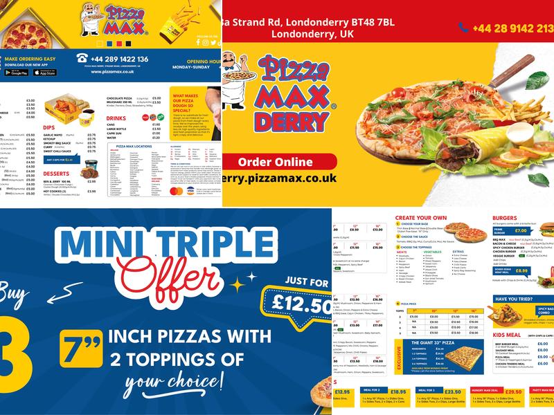 Pizza Max Derry - Londonderry, UK Menu
