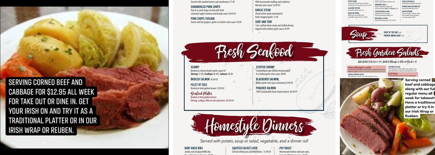 The Starway Restaurant - Diner Menu