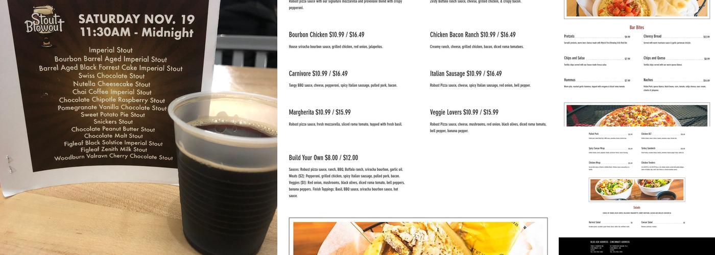 March First Brewing and Distilling Menu