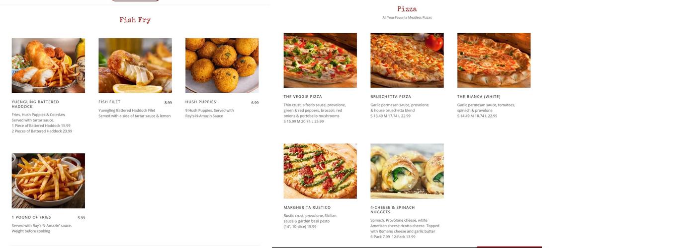 Antonio's Pizzeria LoSchiavo Menu