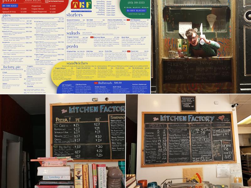 The Kitchen Factory Menu