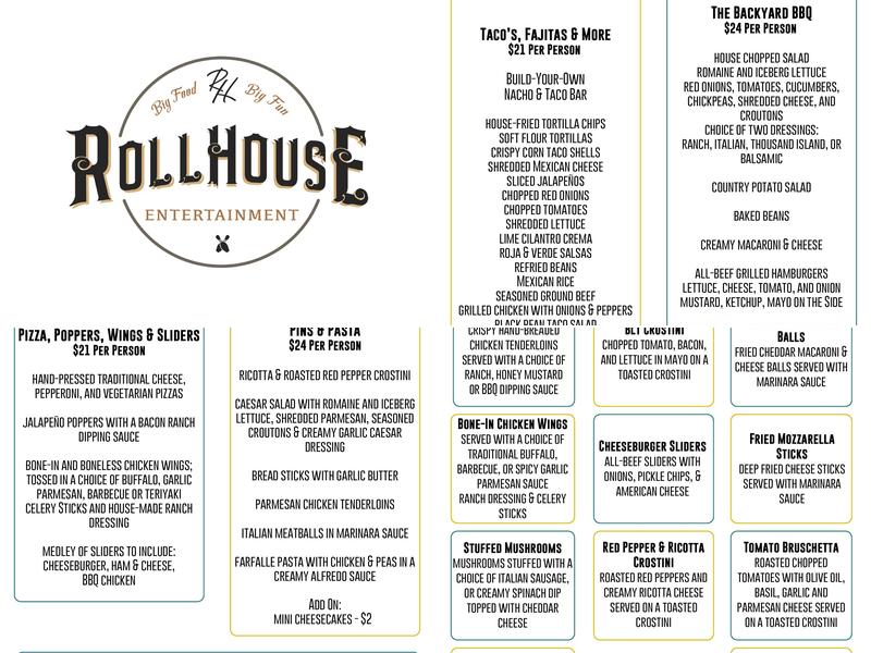 RollHouse Solon Menu